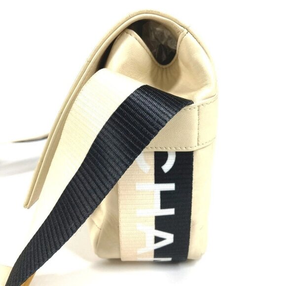 CHANEL CC CC Mark Chocolate Bar Bicolor Crossbody Bag Flap Pochette Shoulder Bag - Picture 6 of 16